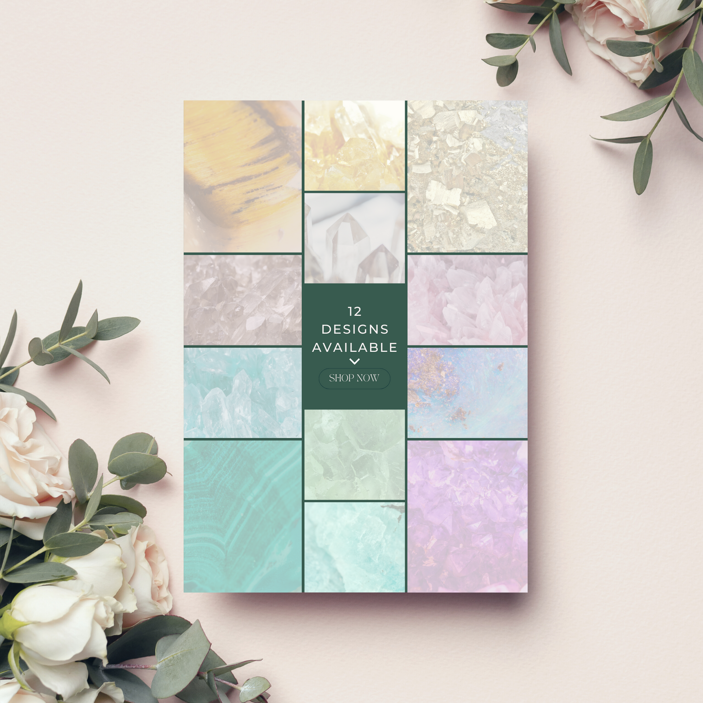 Daily Weekly Monthly Planner Set - Amazonite