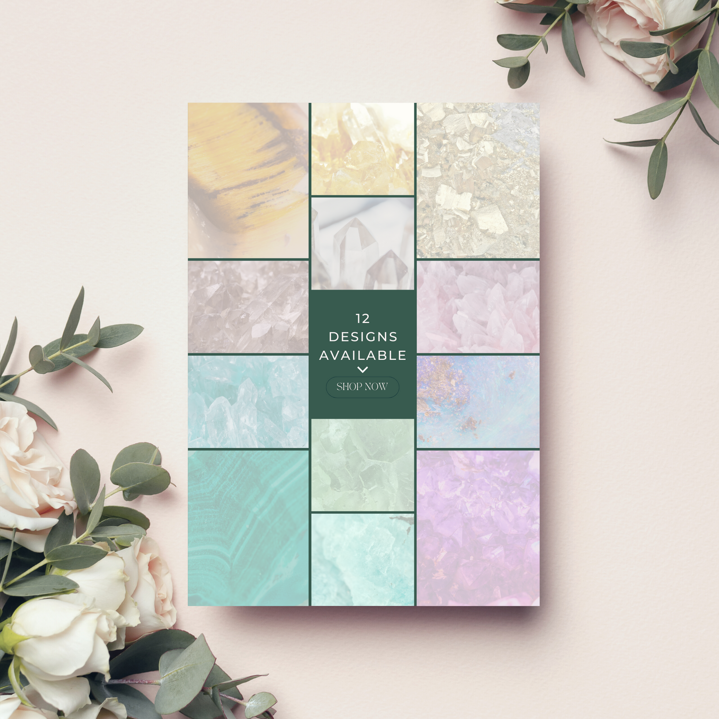 Daily Weekly Monthly Planner Set - Malachite