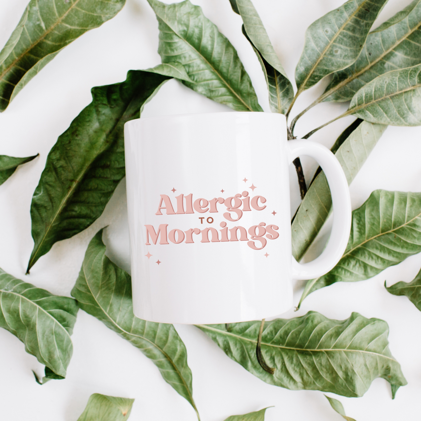 Allergic to Mornings Mug