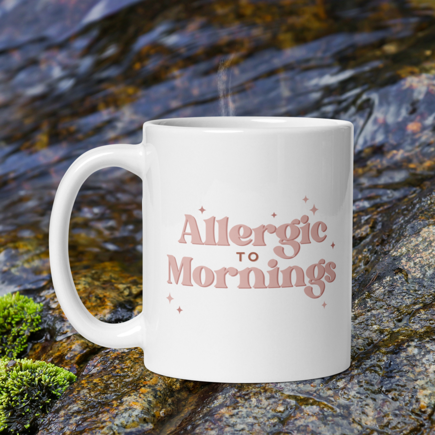 Allergic to Mornings Mug