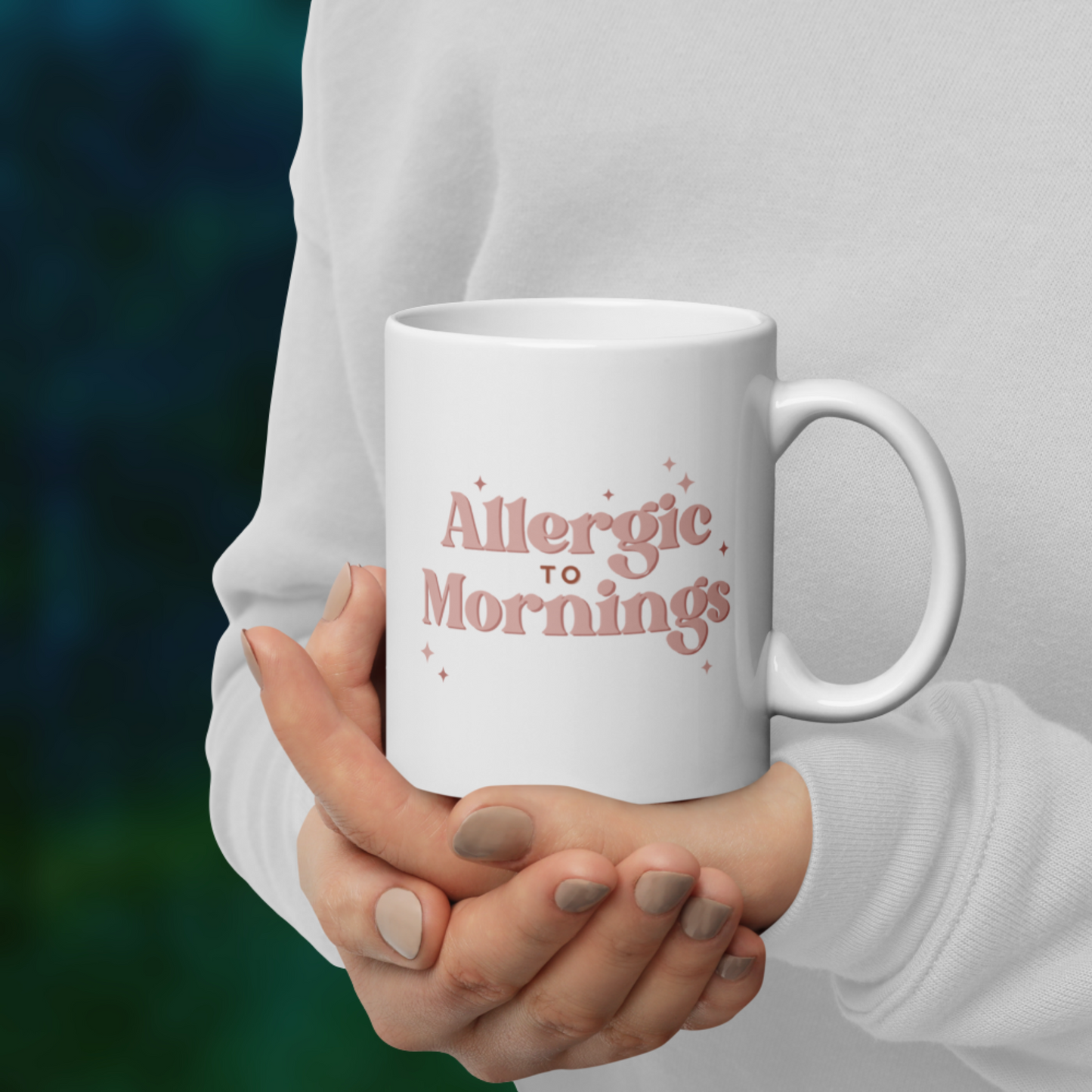 Allergic to Mornings Mug