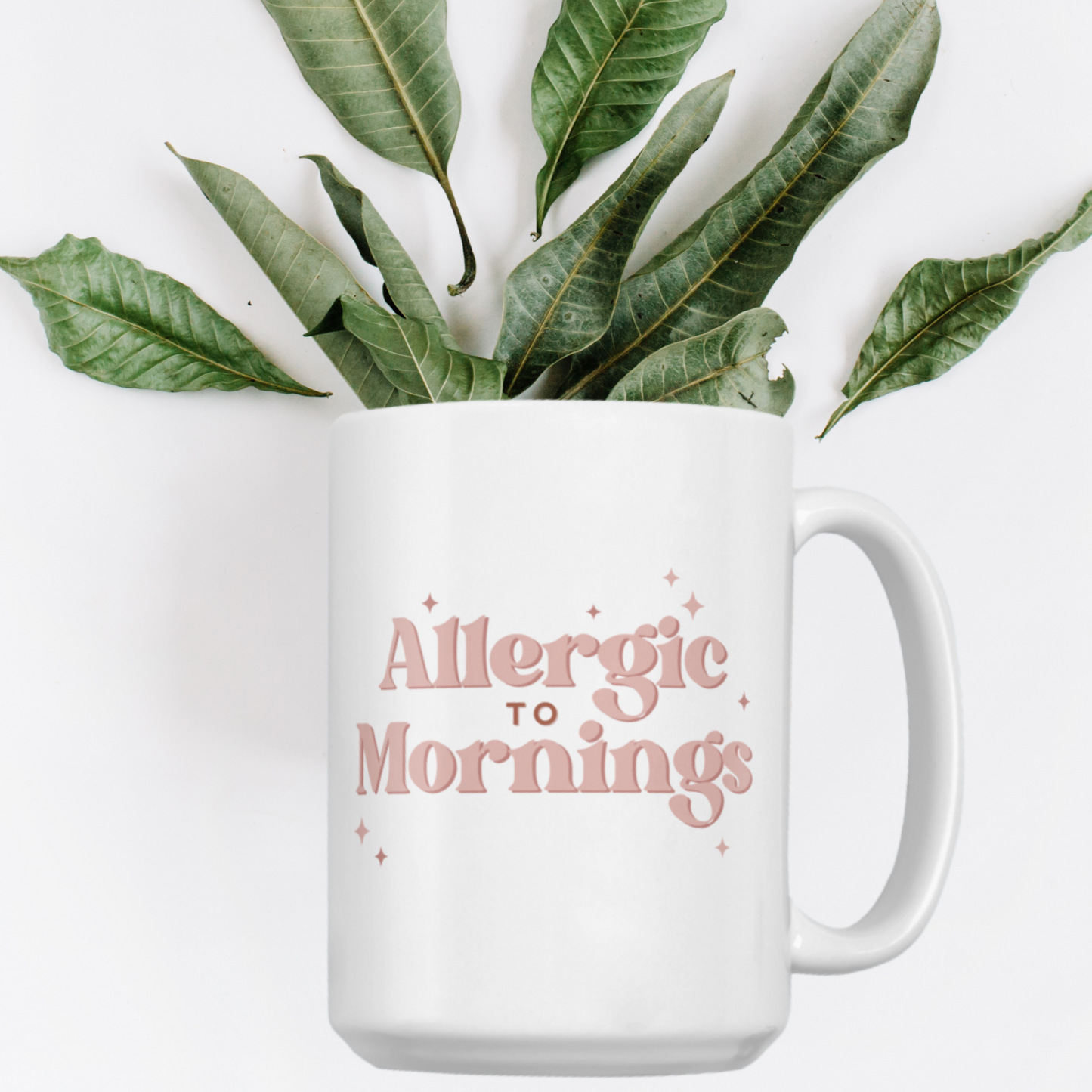 Allergic to Mornings Mug