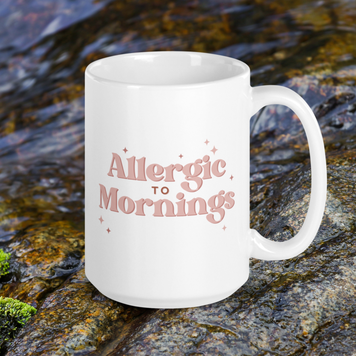 Allergic to Mornings Mug