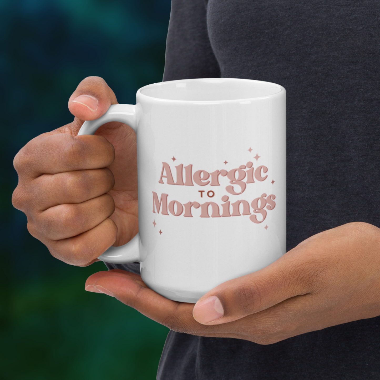 Allergic to Mornings Mug