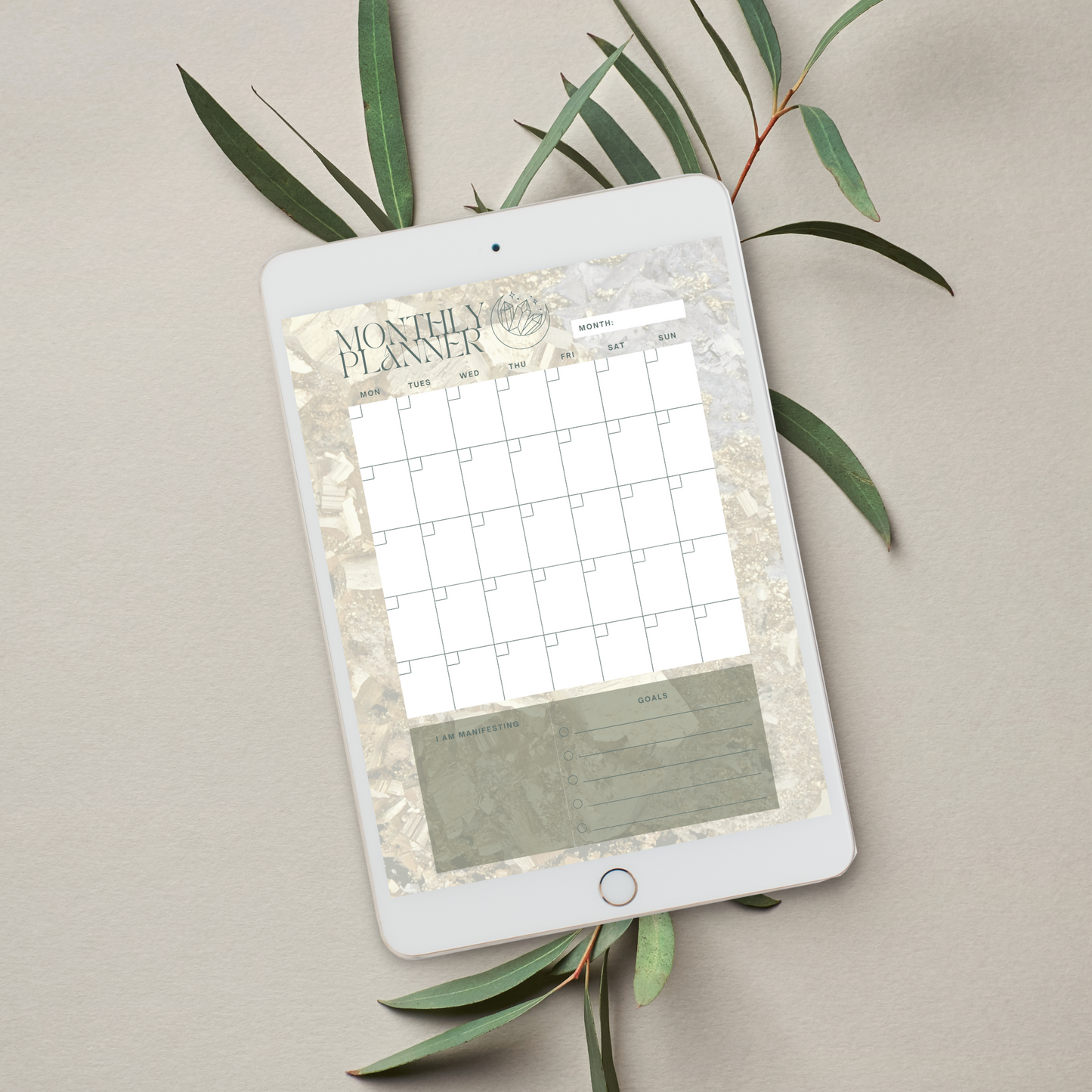 Daily Weekly Monthly Planner Set - Pyrite